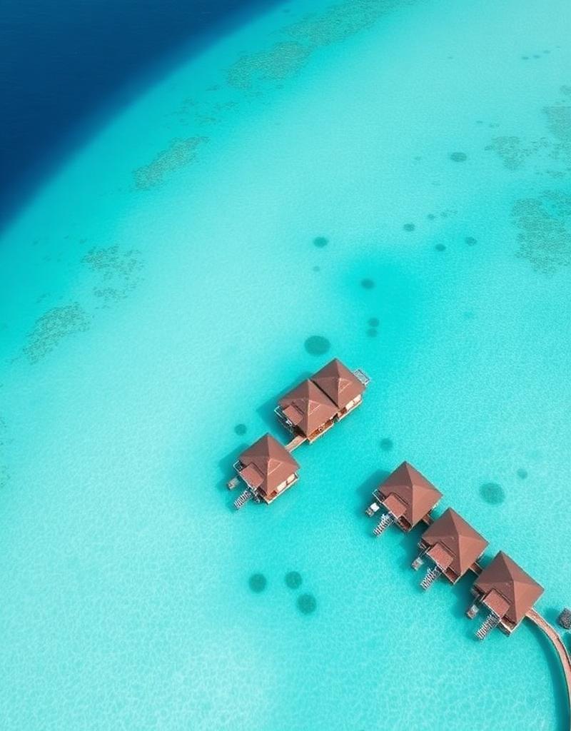 Praia paradisíaca com águas cristalinas
